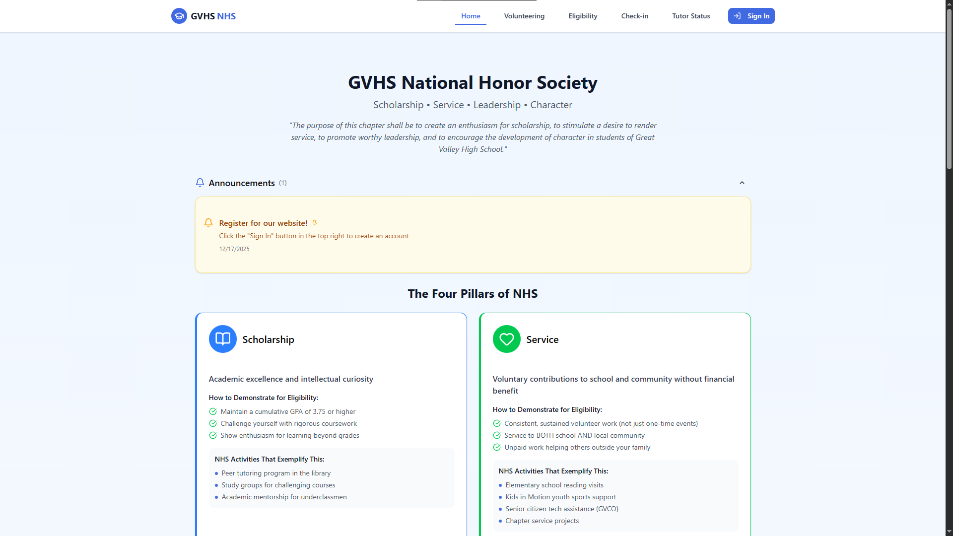 NHS Website